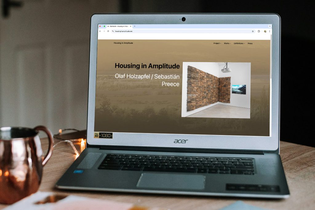 Referenz Content Managerin Ulrike Bernhard: Ansicht der Website Housing in Amplitude